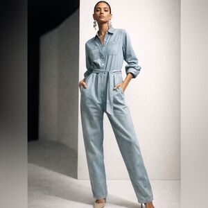 Lauren Ralph Lauren Chambray Jumpsuit
